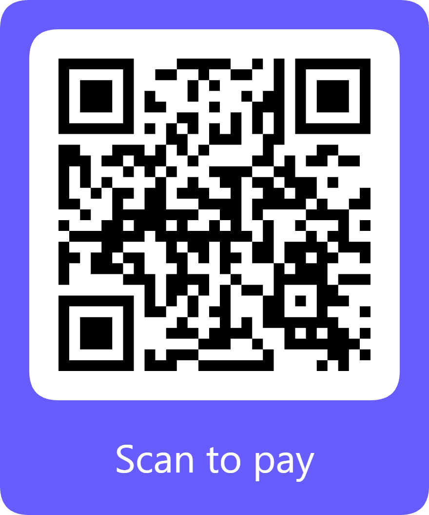 Stripe QR code for BLS Renewal full payment
